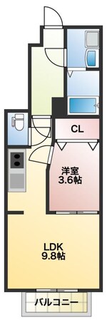 八乙女駅 徒歩13分 2階の物件間取画像